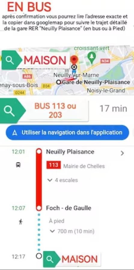 Chambre Dans Une Maison Partagee Neuilly sur Marne Bagian luar foto
